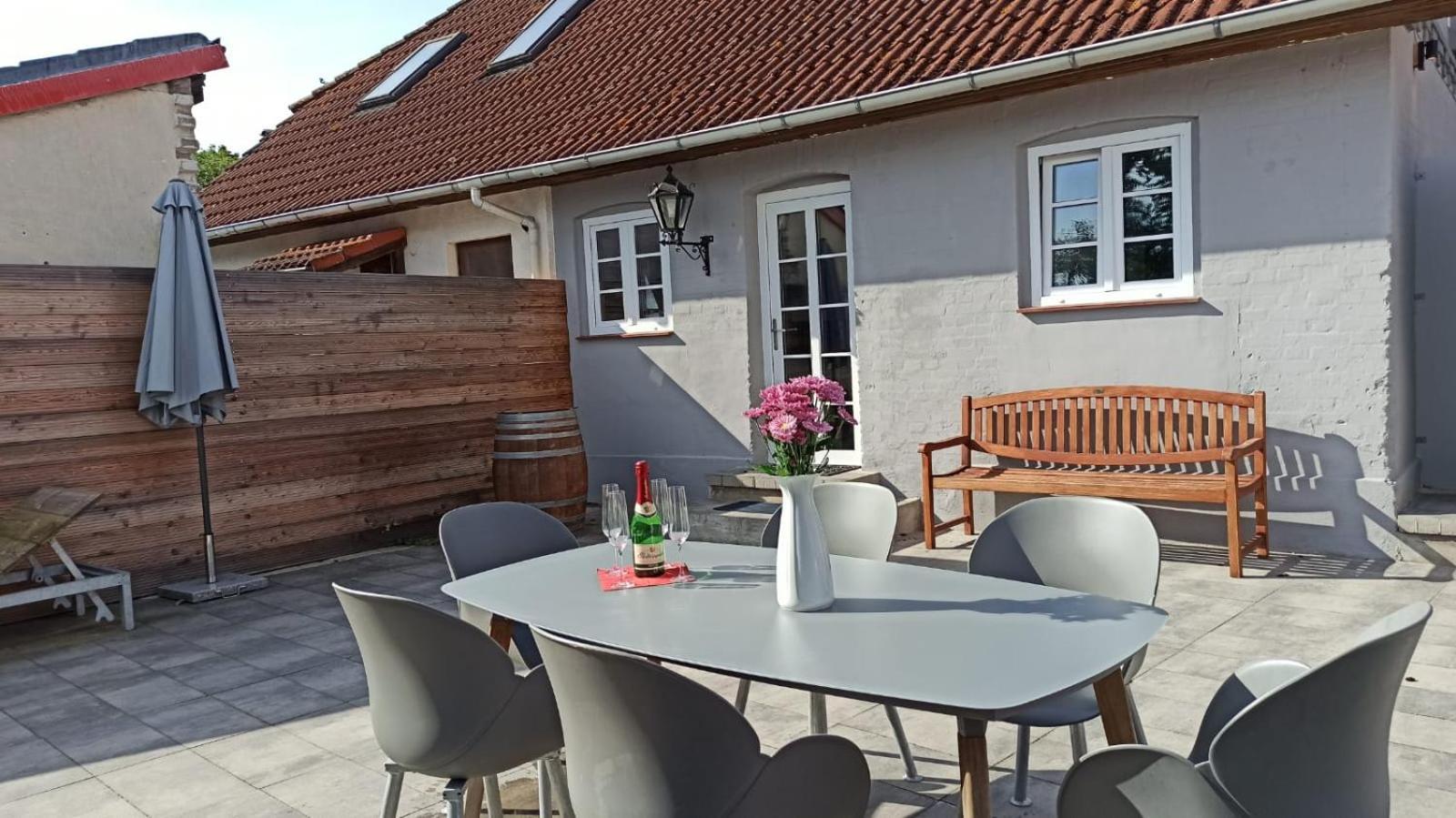 Pappelhof - Doppelhaushaelfte Mit Garten In Grömitz Extérieur photo